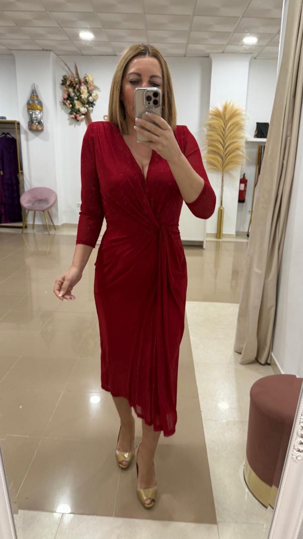 Vestido Fasa Rojo Curvy
