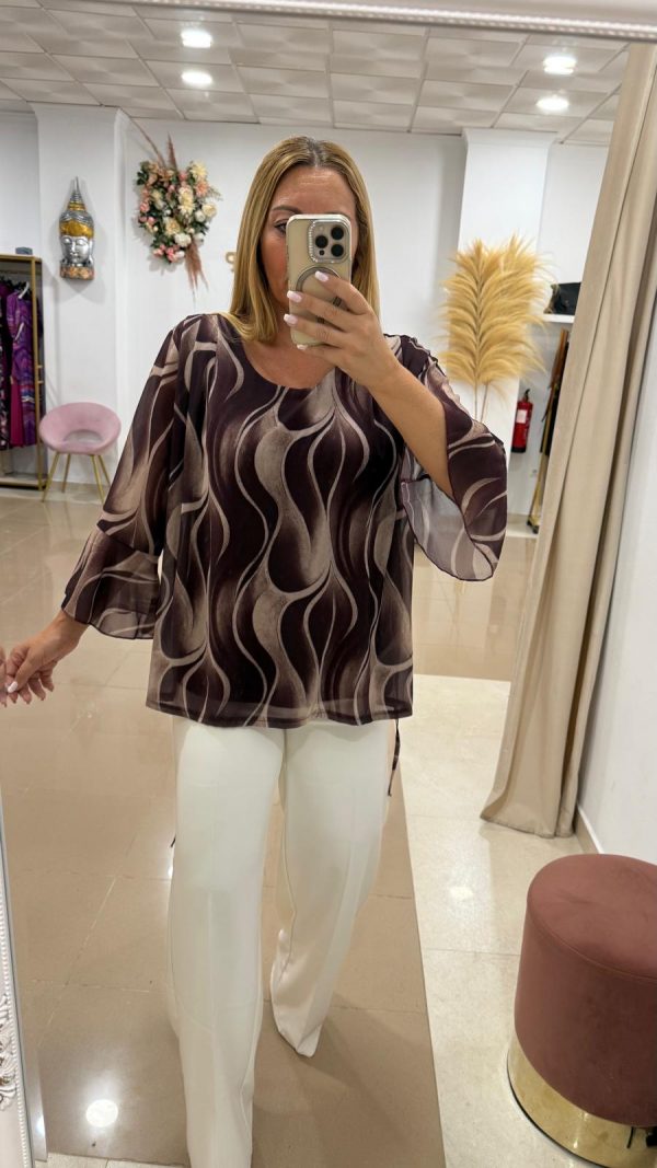 Blusa Lidia Berenjena