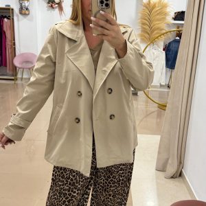 Gabardina 2 Colores ( Beige y Burdeos)