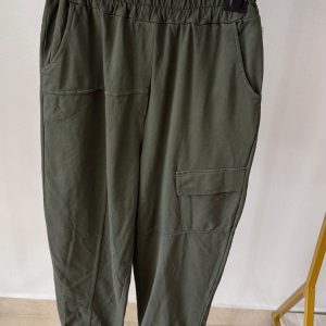 Pantalón Sport Bolsillo 3 Colores ( Berenjena, Marrón y Verde Kaki)