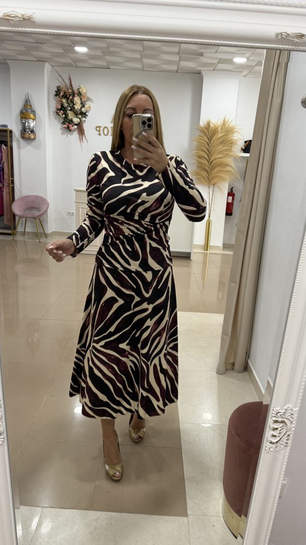 Falda licra print
