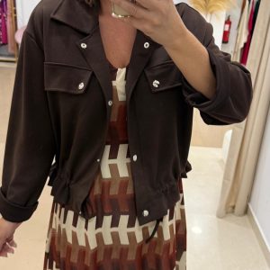 Cazadora Bomber Marrón