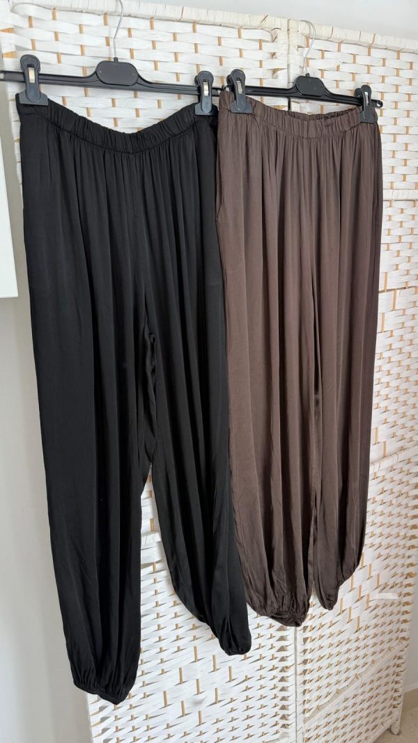 Pantalón Bombacho 2 Colores ( Marrón y Negro)