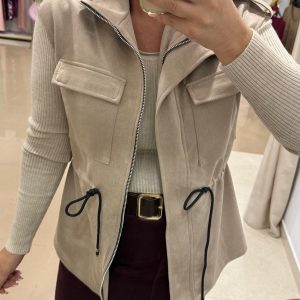 Chaleco Antelina Beige