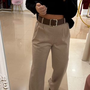 Pantalón De Paño Elástico