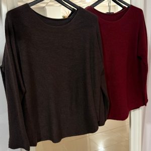 Jerseys Any Dos Colores ( Burdeos y Marrón)