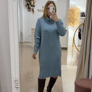 Vestido Punto azul