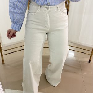 Vaquero Pata Ancha Beige