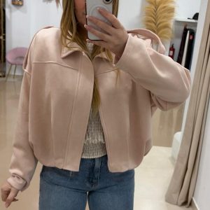 Bomber Antelina 3 Colores ( Amarilo, Rosa, Verde Menta)