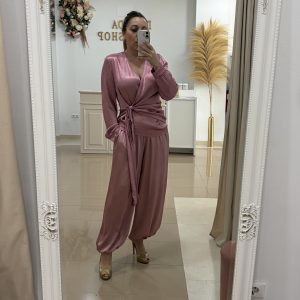 Patalon bombacho Rosa tostado