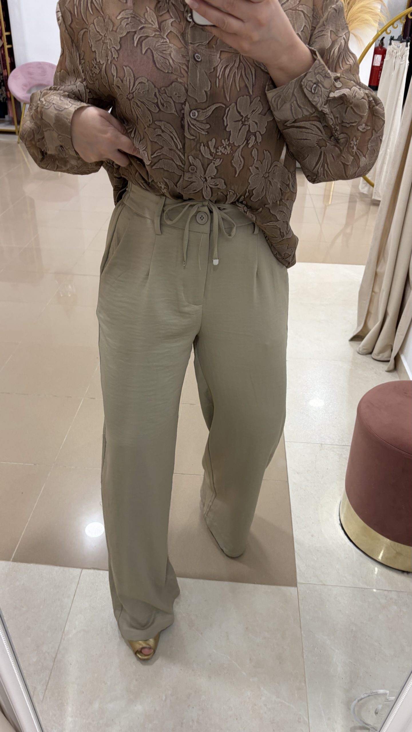 Pantalón Giovana Camel