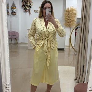 Pantalón Midi Amarillo